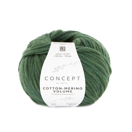 garn-wolle-cottonmerinovolume-stricken-baumwolle-schurwolle-kieferngrun-herbst-winter-katia-215-fhd