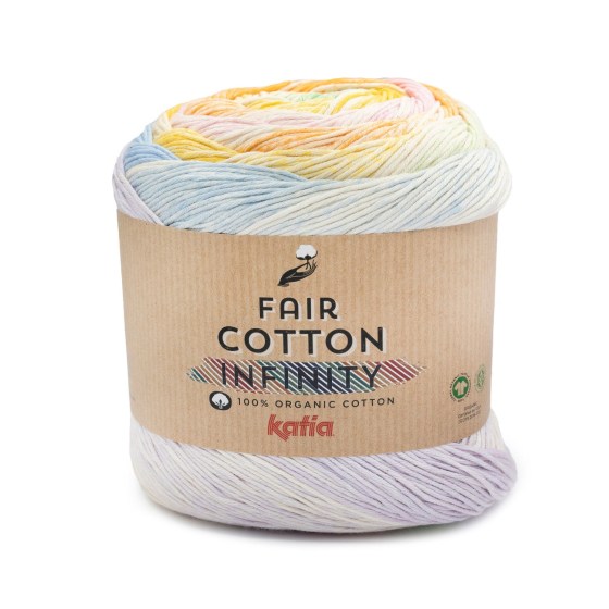 garn-wolle-faircottoninfinity-stricken-bio-baumwolle-helllila-pastellblau-hellgrun-pastellgelb-orange-fruhjahr-sommer-katia-101-fhd