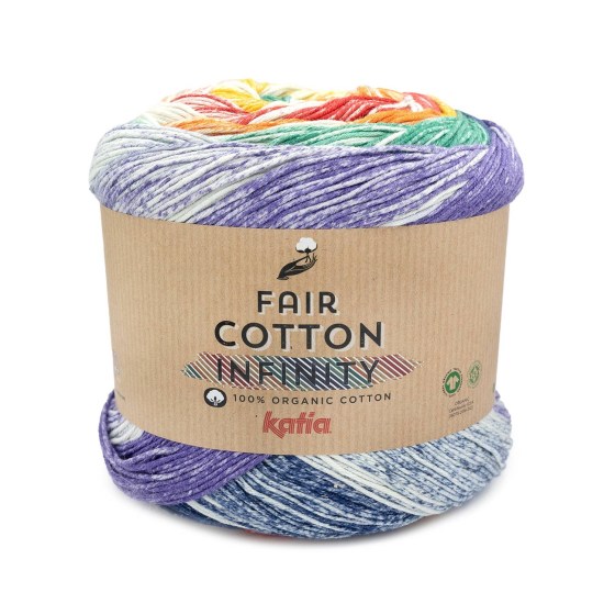 garn-wolle-faircottoninfinity-stricken-bio-baumwolle-orange-dunkelblau-grun-rot-fruhjahr-sommer-katia-100-fhd